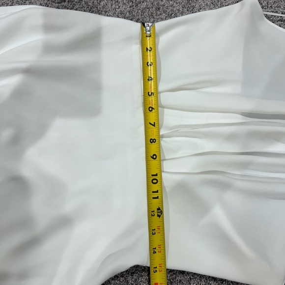Amanda Uprichard Mezcal Ivory Halter Neck Open Back Sleeveless Mini Dress Size L - Picture 10 of 14